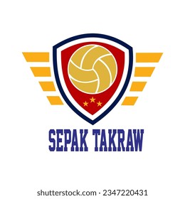 Vector de diseño del logo del jugador Takraw	
