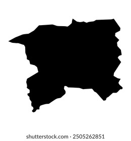 Talagang district map, administrative division of Pakistan. Vector illustration.