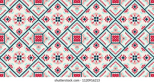 Talavera pattern.  Azulejos portugal. Turkish ornament. Moroccan tile mosaic. Spanish porcelain. Ceramic tableware, folk print. Spanish pottery. Ethnic background. Mediterranean seamless  wallpaper.