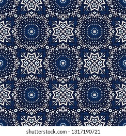 Talavera pattern. Azulejos portugal. Turkish ornament. Moroccan tile mosaic. Spanish porcelain. Ceramic tableware, folk print. Asian pottery. Ethnic background. Mediterranean  wallpaper. Art Deco.