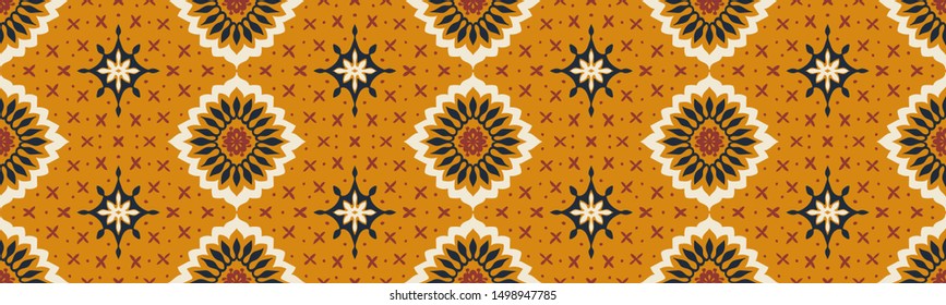 Talavera pattern. Azulejos portugal. Turkish ornament. Moroccan tile mosaic. Spanish porcelain. Ceramic tableware, folk print. Asian pottery. Ethnic background. Mediterranean wallpaper. Art Deco.
