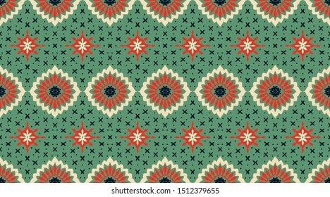 Talavera pattern. Azulejos portugal. Turkish ornament. Moroccan tile mosaic. Spanish porcelain. Ceramic tableware, folk print. Asian pottery. Ethnic background. Mediterranean wallpaper. Art Deco.