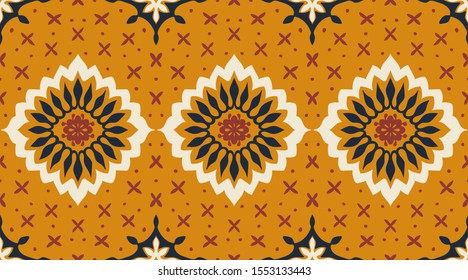 Talavera pattern. Azulejos portugal. Turkish ornament. Moroccan tile mosaic. Spanish porcelain. Ceramic tableware, folk print. Asian pottery. Ethnic background. Mediterranean wallpaper. Art Deco.