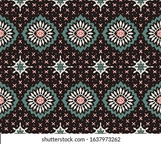 Talavera pattern. Azulejos portugal. Turkish ornament. Moroccan tile mosaic. Spanish porcelain. Ceramic tableware, folk print. Asian pottery. Ethnic background. Mediterranean wallpaper. Art Deco.