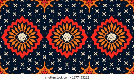 Talavera pattern. Azulejos portugal. Turkish ornament. Moroccan tile mosaic. Spanish porcelain. Ceramic tableware, folk print. Asian pottery. Ethnic background. Mediterranean wallpaper. Art Deco.