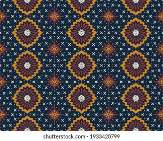 Talavera pattern. Azulejos portugal. Turkish ornament. Moroccan tile mosaic. Spanish porcelain. Ceramic tableware, folk print. Asian pottery. Ethnic background. Mediterranean wallpaper. Art Deco.