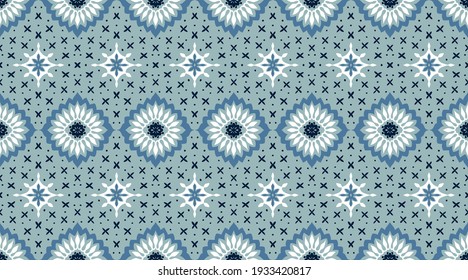 Talavera pattern. Azulejos portugal. Turkish ornament. Moroccan tile mosaic. Spanish porcelain. Ceramic tableware, folk print. Asian pottery. Ethnic background. Mediterranean wallpaper. Art Deco.
