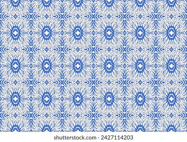 Talavera pattern. Azulejos portugal. Turkish ornament. Moroccan tile mosaic. Spanish porcelain. Ceramic tableware, folk print. Spanish pottery. Ethnic background. Mediterranean seamless wallpaper.