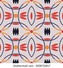 Talavera pattern, Ethnic design. African Pattern, Modern design. Folk Ornament Vector Design.