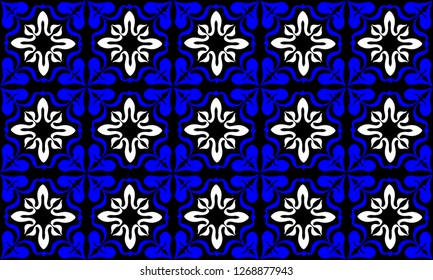 Talavera pattern.  Indian patchwork. Azulejos portugal. Turkish ornament. Moroccan tile mosaic. Ceramic tableware, folk print. Spanish pottery. Ethnic background. Mediterranean seamless  wallpaper.