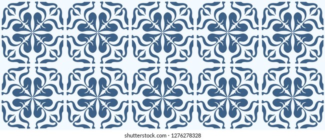 Talavera pattern.  Indian patchwork. Azulejos portugal. Turkish ornament. Moroccan tile mosaic. Ceramic tableware, folk print. Spanish pottery. Ethnic background. Mediterranean seamless  wallpaper.
