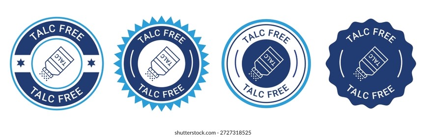 Talc Free Product Safety Vector Badge