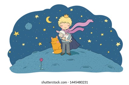 Tale of a boy, a rose, a planet and a fox