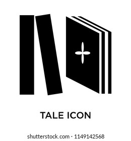 Tale icon vector isolated on white background for your web and mobile app design, Tale logo concept