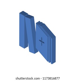 Tale isometric left top view 3D icon