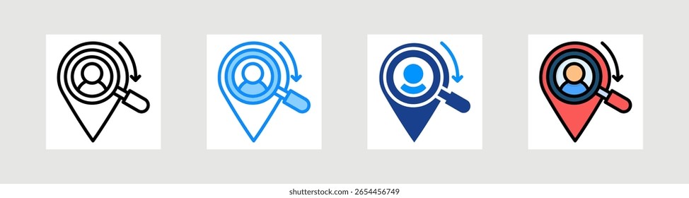 Talenterwerb Symbol-Sammlung Mehrere Stile festlegen