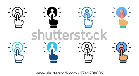 Talent Acquisition icons set multiple style collection. Editable stroke 
