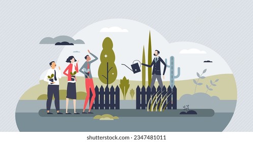 La adquisición de talento y el concepto de diminuta persona para el desarrollo de empleados calificados. Aumentar el personal con motivación y una fuerte ilustración vectorial del liderazgo en materia de recursos humanos. Proceso de selección de líder para encontrar mejor.