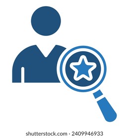 Talent Assessment icon line vector illustration