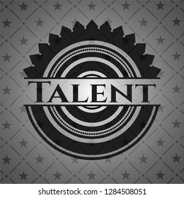 Talent black emblem. Vintage.