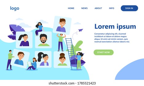 Talent choice concept. Employers looking for candidates for job interview. Managers working with customers. Vector illustration for recruit agency, career, audience topics