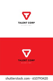 Talent corporation logo template.