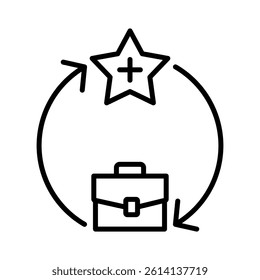 Talent Cycle Icon Element for Design