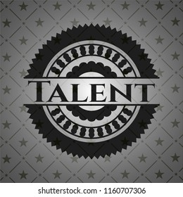 Talent dark icon or emblem