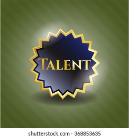 Talent gold emblem