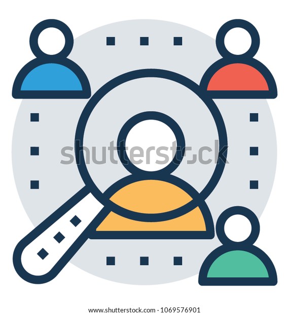 Talent Hunt Recruitment Process Vector Icon Stock Vector (Royalty Free ...