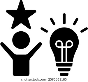 Talent Icon Element For Design And Vector
