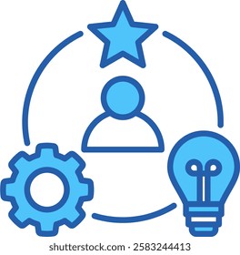 Talent Management Icon Element For Design