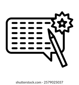 Talent Management Outline Icon Simple Vector Element For Design