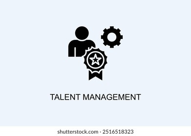 Icono De Vector De Gestión De Talento O Ilustración De Logo