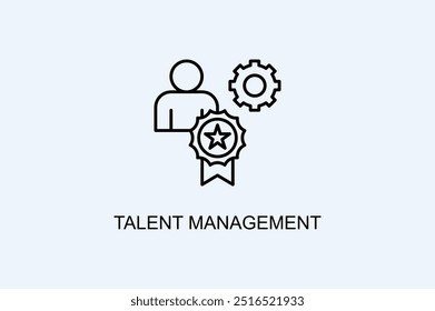 Talent Management Vector Icon Or Logo Illustration