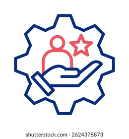 Talentzuordnungs-Symbolelement für Design