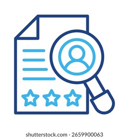 Elemento de icono de Búsqueda de talento para diseño