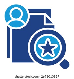 Elemento de icono de Búsqueda de talento para diseño