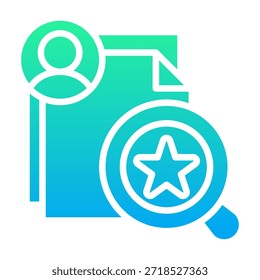 Elemento de icono de Búsqueda de talento para diseño