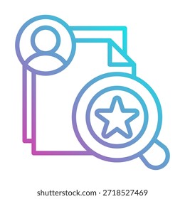 Elemento de icono de Búsqueda de talento para diseño