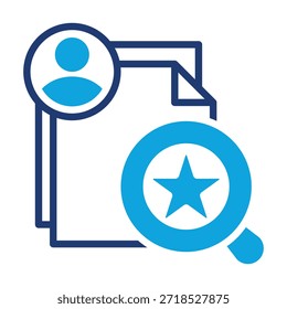 Elemento de icono de Búsqueda de talento para diseño