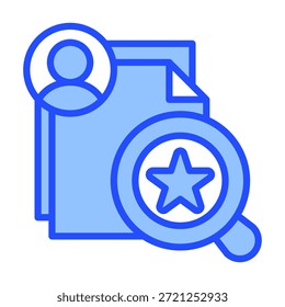 Elemento de icono de Búsqueda de talento para diseño