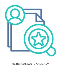 Elemento de icono de Búsqueda de talento para diseño