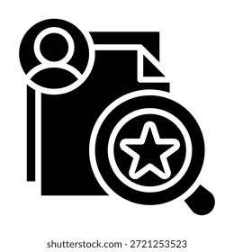 Elemento de icono de Búsqueda de talento para diseño