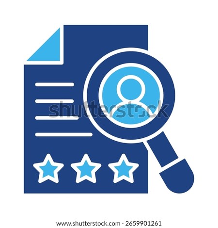 Talent Search Icon Element For Design