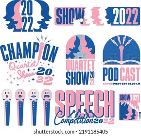 TALENT SHOW COMPETITION CHAMPION LOGO MERCHANDISE DESIGN For Audition  Branding LIVE On Air And Off Air Show