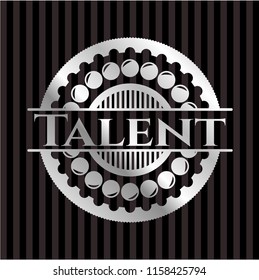 Talent silvery badge