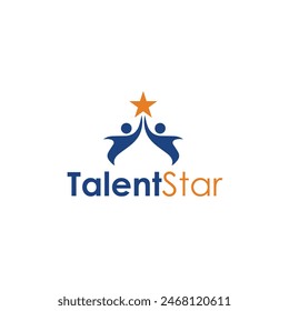 Talent Star Logo Simple Modern