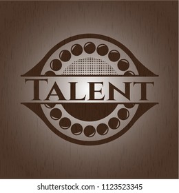  Talent wooden emblem