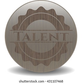 Talent wooden signboards